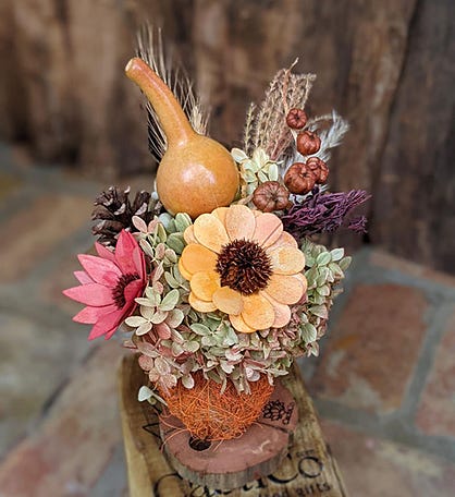 Happy Fall Centerpiece With Fragrance